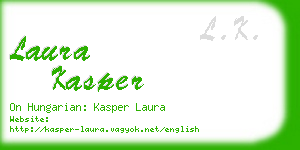 laura kasper business card